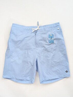 Johnnie-O Arcata Swim Trunks Kona Blue Mens Medium